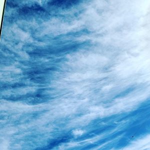 空の写真　パワフルな雲