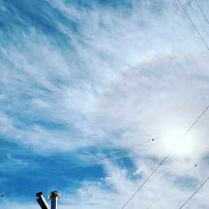 空の写真　パワフルな雲